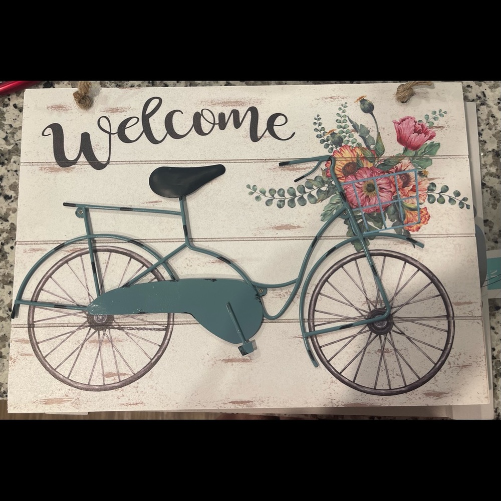 Hanging Welcome Sign